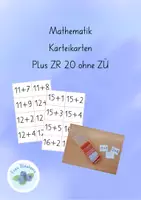 Vorschau - Aufgabenkarten - Karteikarten Plus ZR 20 ohne ZÜ Riesenaufgaben - Deckblatt
