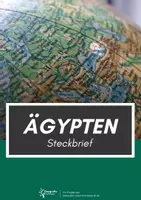 Vorschau - Arbeitsblätter - Ägypten Steckbrief - Deckblatt