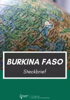Vorschau - Arbeitsblätter - Burkina Faso Steckbrief - Deckblatt