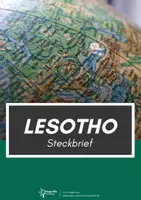 Vorschau - Arbeitsblätter - Lesotho Steckbrief - Deckblatt