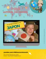 Aperçu - Feuilles d'exercices - Vidéo + Questionnaire Le Japon - Page de couverture