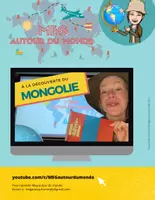 Aperçu - Feuilles d'exercices - Vidéo + Questionnaire La Mongolie - Page de couverture