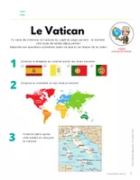 Aperçu - Feuilles d'exercices - Vidéo + Questionnaire Le Vatican - Page 2
