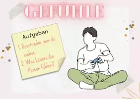 Vorschau - Fördermaterial/Inklusion - Gefühle (Definition, Pantomime, Einstieg, Übungen, positive und negative Gefühle) - Seite 3