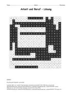 Vorschau - Spiele - Suchsel Arbeit und Beruf (B1) Wortschatz – als PDF & Word - Seite 2