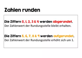 Vorschau - Arbeitsblätter - Aufrunden - Abrunden Theorieblatt fürs Merkheft - Seite 2