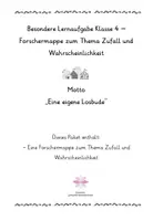 Vorschau - Arbeitsblätter - Besondere Lernaufgabe - Forschermappe Zufall und Wahrscheinlichkeit - Deckblatt