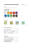 Vorschau - Test - Lernstandserfassung Kindergarten - Deckblatt