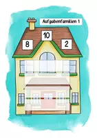 Vorschau - Stationenlernen - Legematerial zu den Aufgabenfamilien (ZR 10) - Seite 1