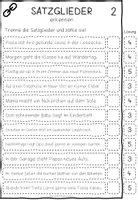 Vorschau - Arbeitsblätter - Satzglieder Umstellprobe - Seite 2