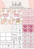 Vorschau - Unterrichtsreihen - Partnerspiele/ Mitmachkartei Die Haut/ Tastsinn - Seite 1