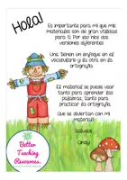 Aperçu - Cartes d'exercices - otoño clip cards Espagnol (l'automne) - Page 1