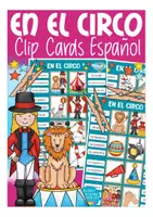 Aperçu - Jeux - En el circo Espagnol clip cards - Page de couverture