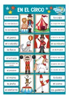 Aperçu - Jeux - En el circo Espagnol clip cards - Page 2