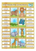 Aperçu - Jeux - los animales del zoológico clip cards Espagnol - Page 3