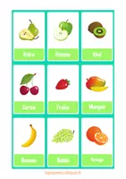 Aperçu - Affichage - Imagier des aliments - Page de couverture