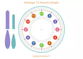 Aperçu - Apprentissages en autonomie - 3 horloges pour apprendre l'heure - Page 1