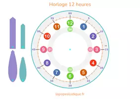 Aperçu - Apprentissages en autonomie - 3 horloges pour apprendre l'heure - Page 2