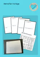 Vorschau - Mal- und Bastelvorlagen - Memoflip Vorlage - Deckblatt