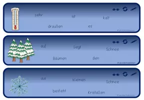 Vorschau - Arbeitsblätter - XXL-Paket Schüttelwörter und Schüttelsätze (4 Jahreszeiten) - Seite 3