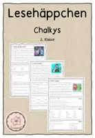 Vorschau - Arbeitsblätter - Lesehäppchen Chalkys - Deckblatt