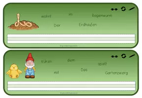 Vorschau - Arbeitsblätter - Schüttelsätze Frühling - Seite 3