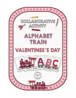 Vista previa - Unidades / Secuencias / Situaciones de Aprendizaje - COLLABORATIVE ACTIVITY THE ALPHABET TRAIN VALETINE'S DAY - Portada