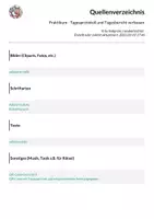 Vorschau - Arbeitsblätter - Praktikum - Tagesprotokoll und Tagesbericht verfassen - Seite 1