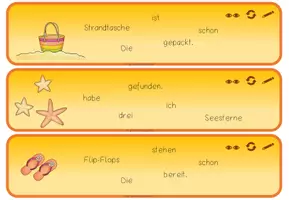 Vorschau - Spiele - Paket: Schüttelwörter und Schüttelsätze Sommer - Seite 2