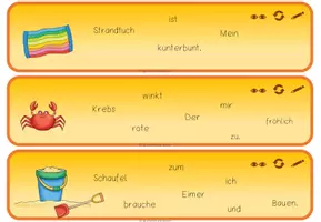 Vorschau - Spiele - Paket: Schüttelwörter und Schüttelsätze Sommer - Seite 3
