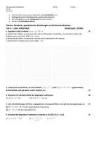 Vorschau - Klassenarbeiten - Klassenarbeit Abschluss Potenzfunktionen JGST 9 - Deckblatt