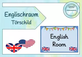 Vorschau - Poster - Englischraum Türschild - Seite 1