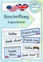 Vorschau - Poster - Beschriftung Englischraum - Deckblatt