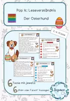 Vorschau - Spiele - MATERIALPAKET: Pop It Leseverständnis | Lesemotivation - Seite 1