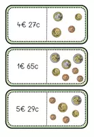Vorschau - Spiele - Domino: Wie viel ist es? Euromünzen und Centmünzen - Seite 2