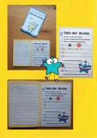 Vorschau - Arbeitsblätter - Satz der Woche Plakate und Heft - Seite 2