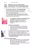 Vorschau - Arbeitsblätter - MEINE COOLE COCKTAILBAR - Übung zum Farbenmischen für die Unterstufe - Seite 1