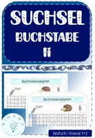 Vista previa - Hojas de trabajo - Suchsel / Buchstabenlabyrinth - Buchstabe Ii - mit Lösung - Alemàn / Deutsch - Portada