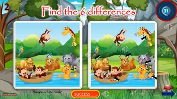 Vista previa - Juegos / Gamificación - GAME: FINDING THE DIFFERENCES (wild animals) - página 3