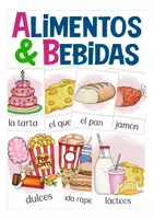 Aperçu - Cartes / Images - alimentos y bebidas flash cards Espagnol - Page de couverture