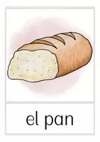 Aperçu - Cartes / Images - alimentos y bebidas flash cards Espagnol - Page 2