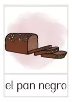 Aperçu - Cartes / Images - alimentos y bebidas flash cards Espagnol - Page 3