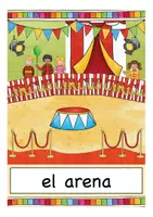 Aperçu - Présentation / Support pour le tableau - en el circo flash cards Espagnol - Page 2