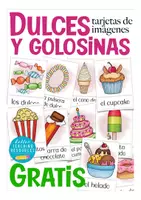 Aperçu - Présentation / Support pour le tableau - FREEBIE flash cards Espagnol DULCES - Page de couverture