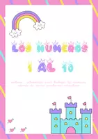 Vista previa - Unidades / Secuencias / Situaciones de Aprendizaje - CUADERNO NÚMEROS Y ACTIVIDADES, temática UNICORNIO - página 2