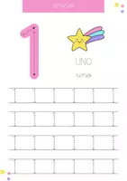 Vista previa - Unidades / Secuencias / Situaciones de Aprendizaje - CUADERNO NÚMEROS Y ACTIVIDADES, temática UNICORNIO - página 3