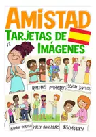 Aperçu - Présentation / Support pour le tableau - la amistad flash cards Espagnol - Page de couverture