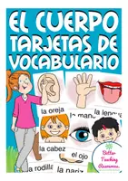 Aperçu - Présentation / Support pour le tableau - el cuerpo flash cards Espagnol - Page de couverture