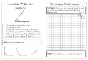 Vorschau - Arbeitsblätter - Winkel messen Mini-Arbeitsheft - Seite 2