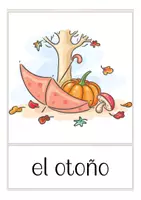Aperçu - Présentation / Support pour le tableau - el tiempo / el clima flash cards Espagnol - Page 3